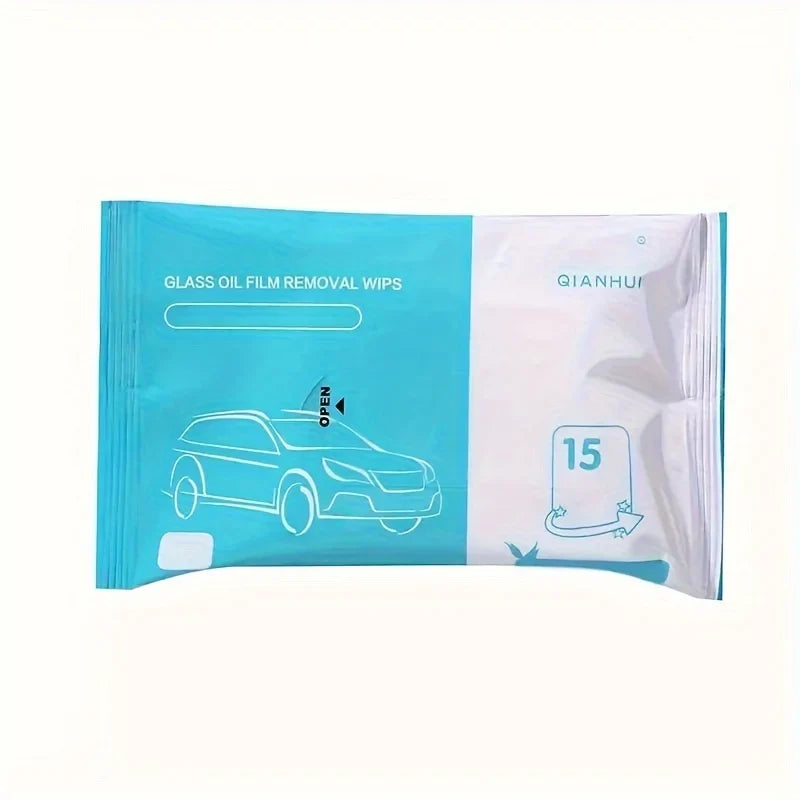 Car Glass Clean Wet Wipes Window Degreasing Film Automobile Cleaning