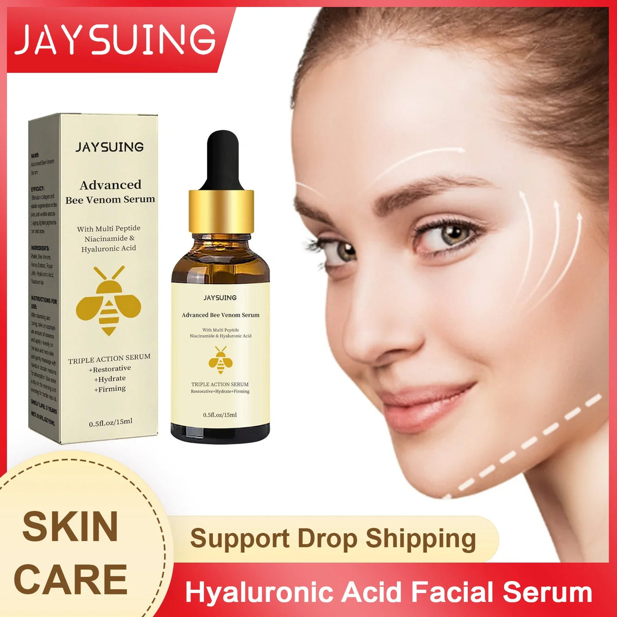 Jaysuing Hyaluronic Acid & Nicotinamide Facial Serum 15/30ml