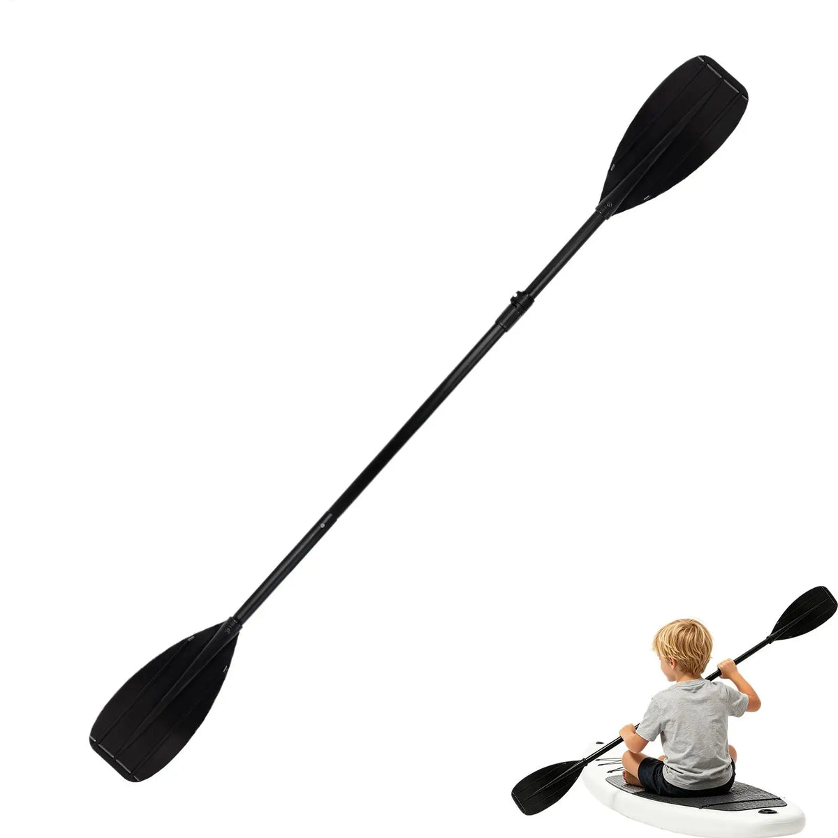 2-Section Carbon Fiber Kayak Paddle | Lightweight Double-Blade