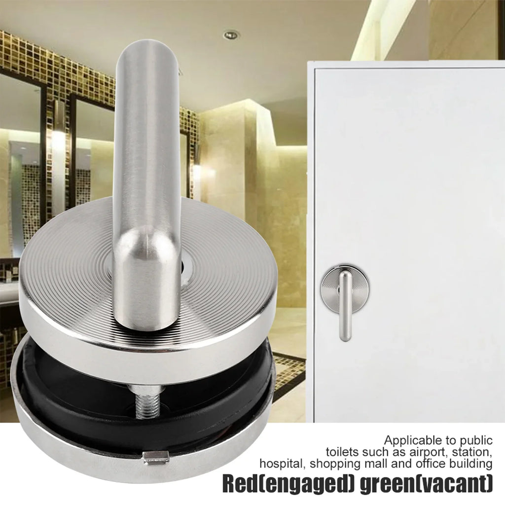 Door Indicator Lock Zinc Alloy Vacant Engaged Toilet Restroom Bathroom