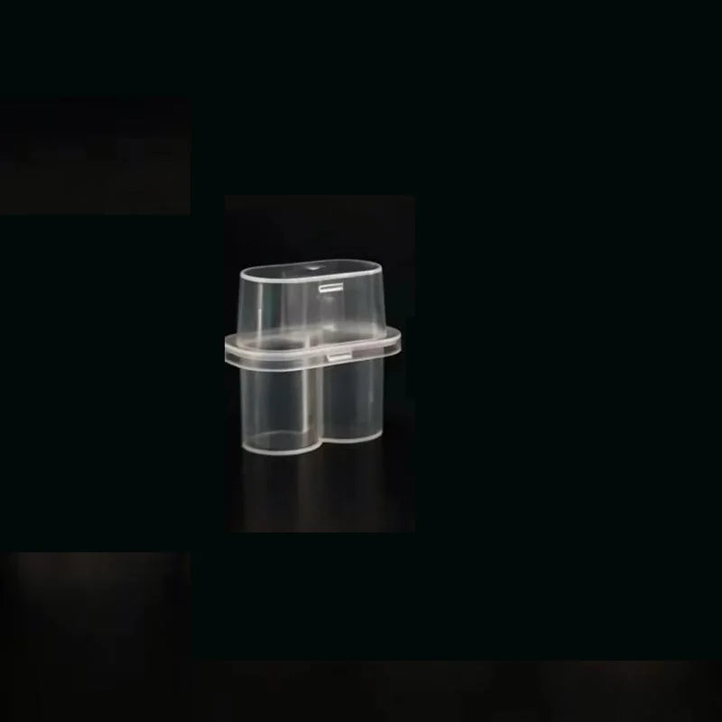 3ml Vial Storage Case – 2-Grid Clear Freezer Box for Lab Use