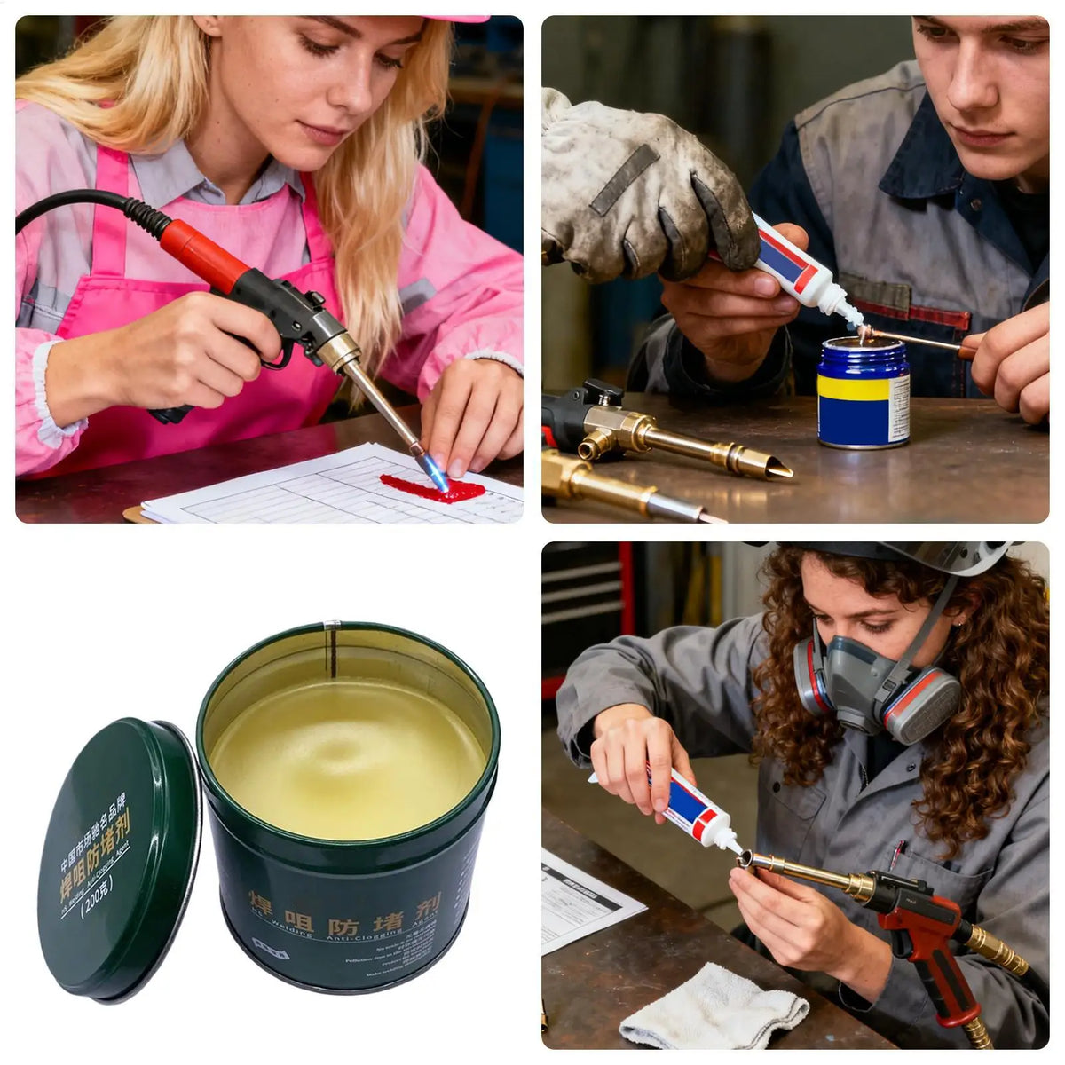 200g Welding Nozzle Gel – Anti-Clogging Balm for TIG & MIG