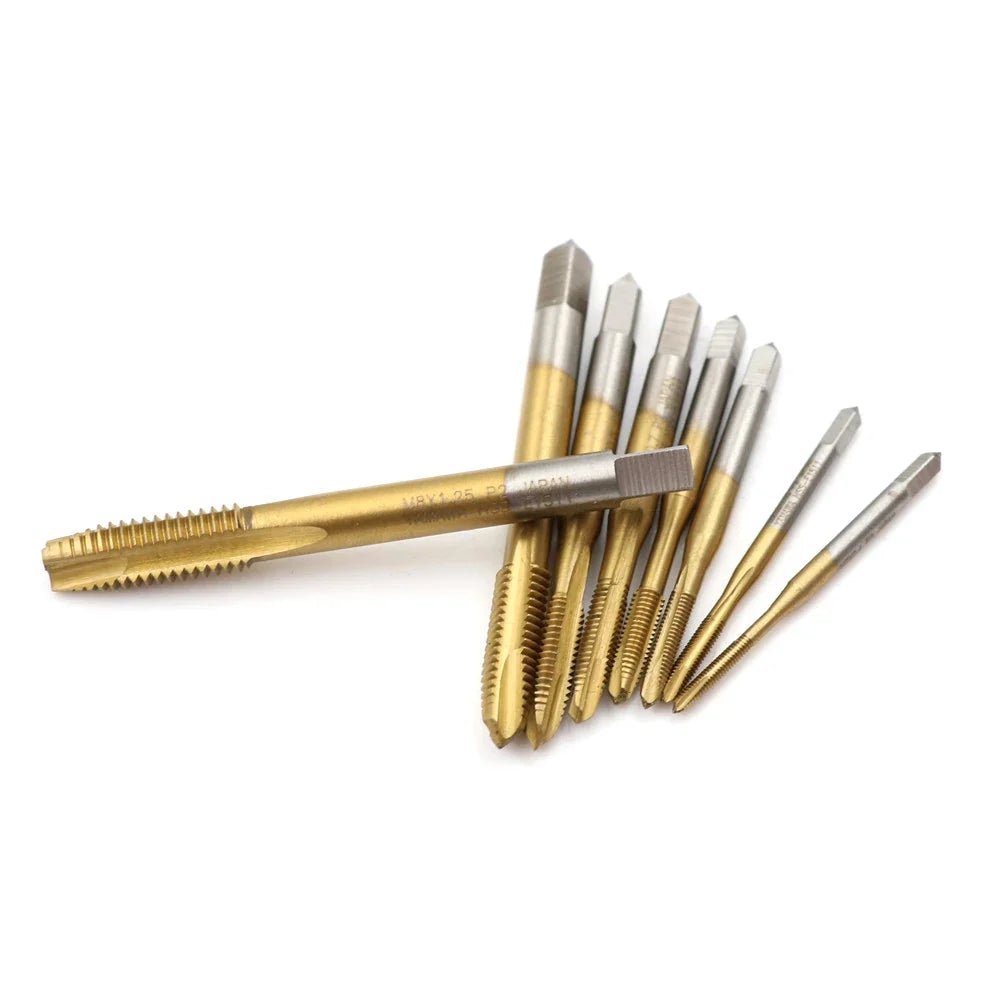 HSS Metric Thread Tap M2–M8 | Straight Flute Screw Tap Tool
