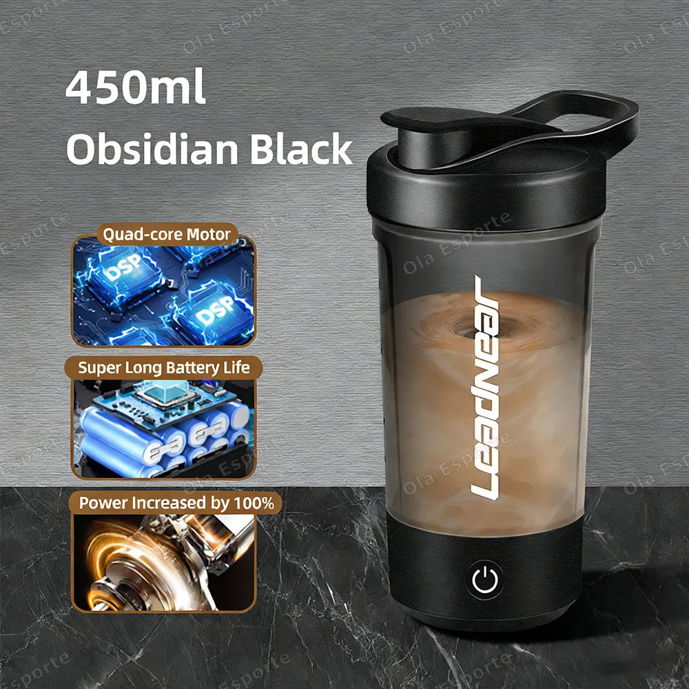 Portable Electric Protein Shaker Blender Cup | Gym & Travel