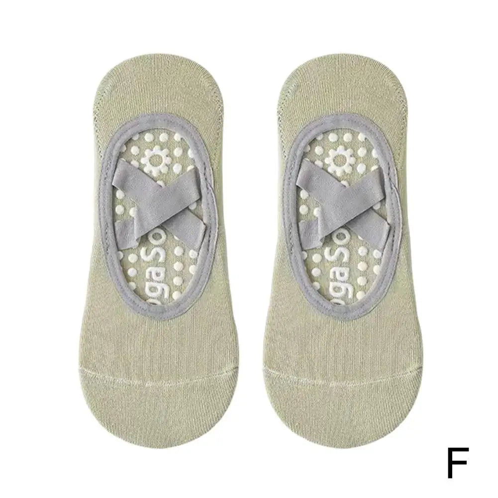 Anti-slip Yoga Socks Women Breathable Backless Grip Ballet Pilates