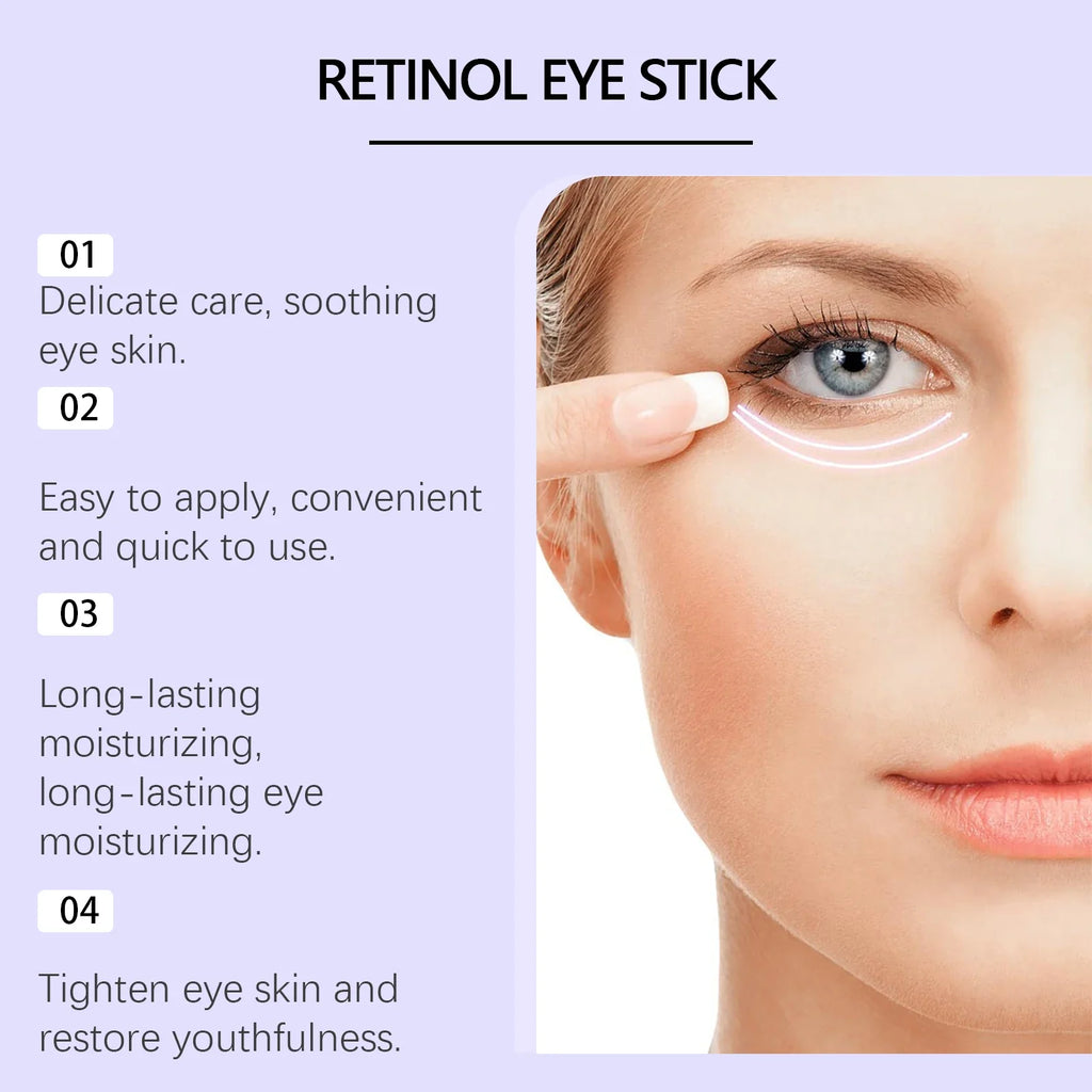 Retinol Eye Cream Stick – Hydrating & Anti-Aging Eye Care