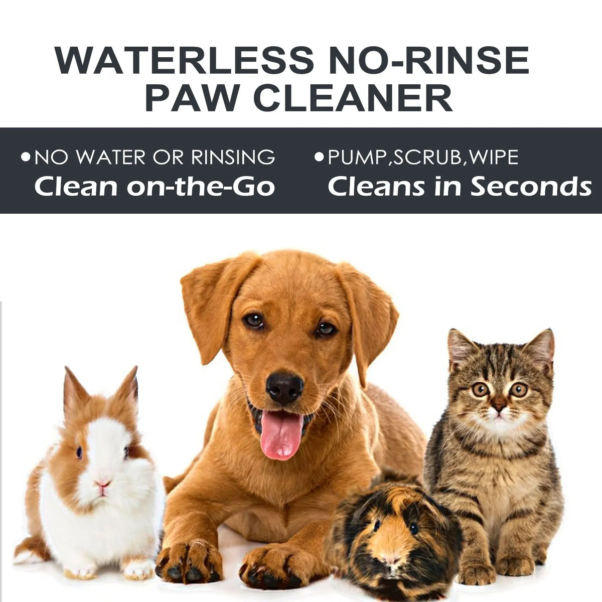 Yegbong Waterless Pet Paw Cleaner Foam for Dogs & Cats 100ml