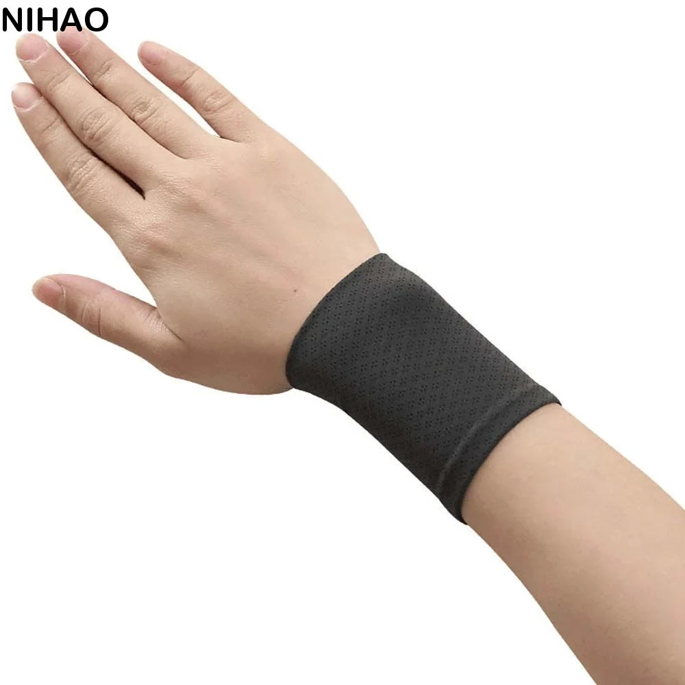 Ice Silk Arm Sleeves – Unisex UV Sun Cover for Cycling & Running