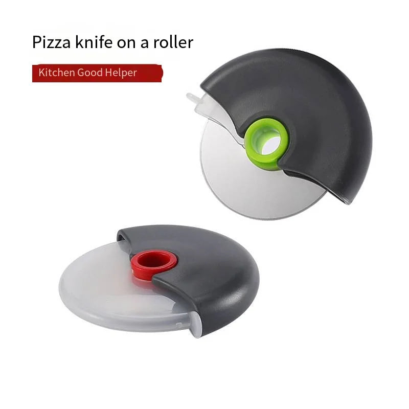 Stainless Steel Pizza Roller Cutter – Sharp Blade Wheel Slicer