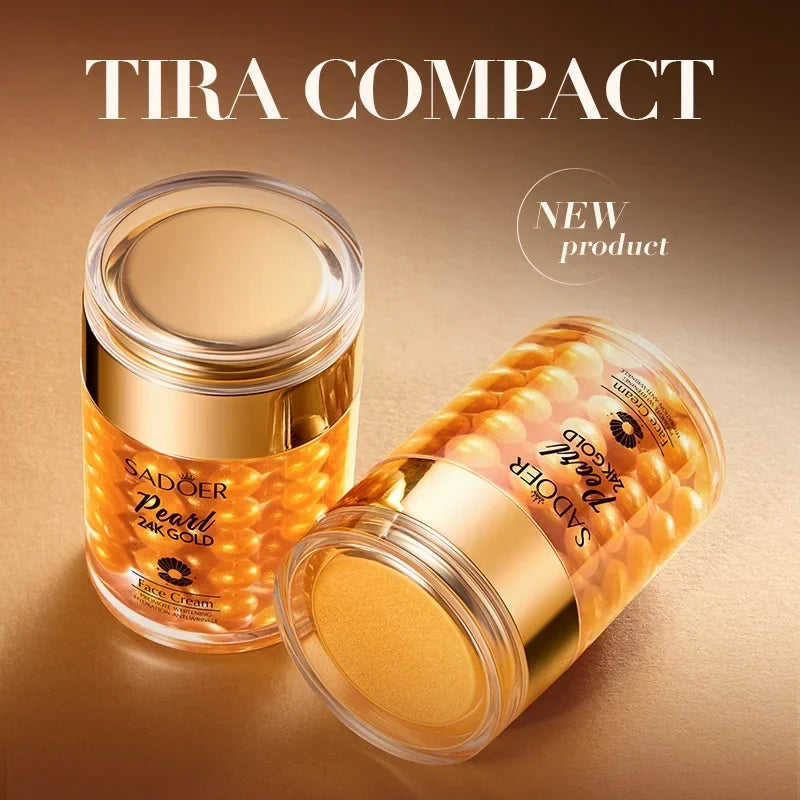 SADOER 24K Gold Pearl Collagen Face Cream – Brightening 60g