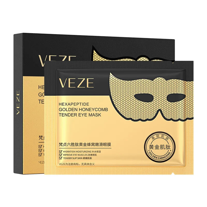 Peptide Gold Collagen Eye Masks – Anti-Wrinkle & Dark Circle (5pk)