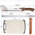 Longquan Ultra-Sharp Stainless Steel Watermelon Fruit Knife