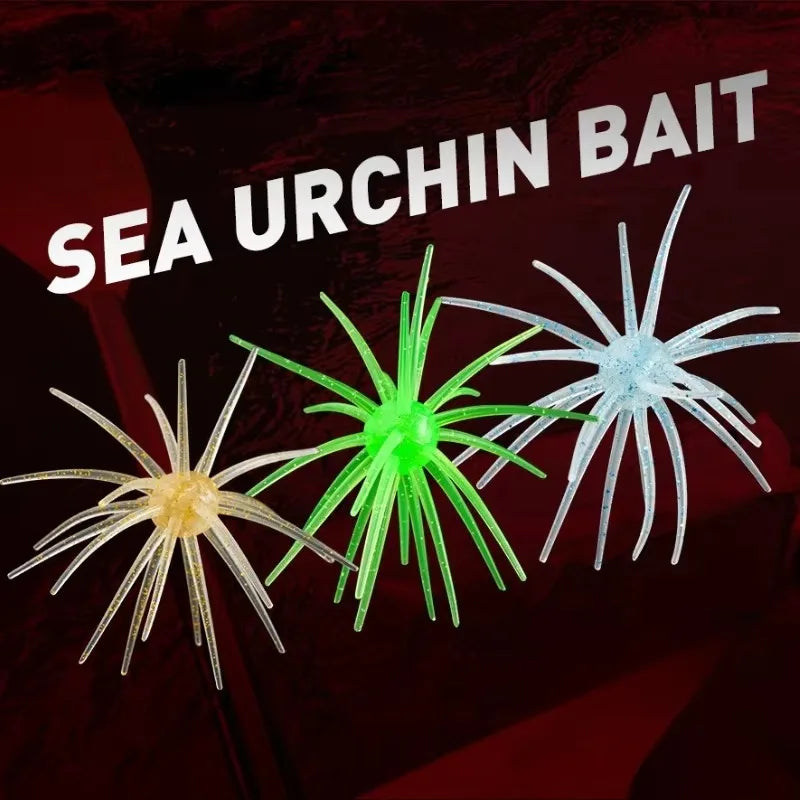 Floating Sea Urchin Soft Lure 11cm 9g – Bionic Spiky Ball Bait