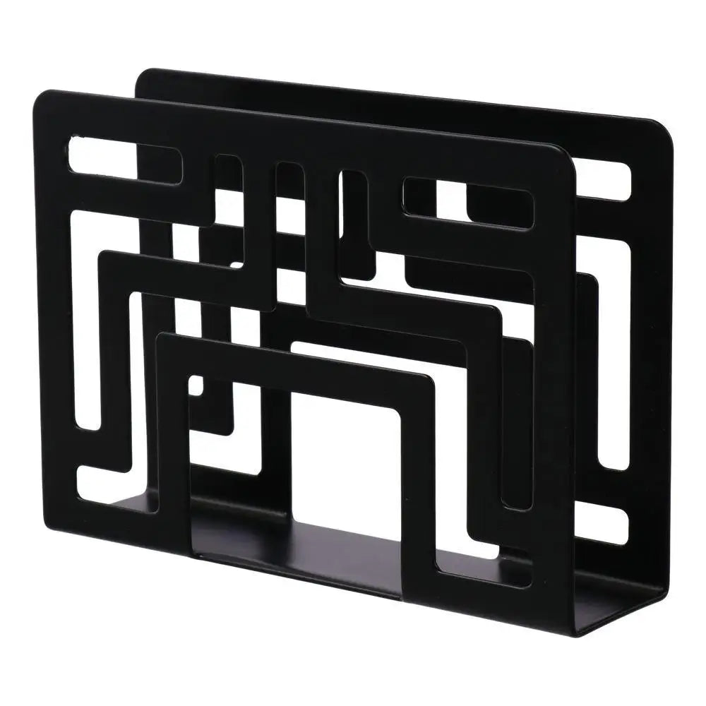 Delicate Stainless Steel Napkin Holder Silver Gold Black 12 8 5