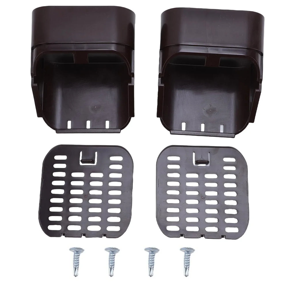2x3 Inch Gutter Downspout Extension Accessory Outlet Filter Leaf