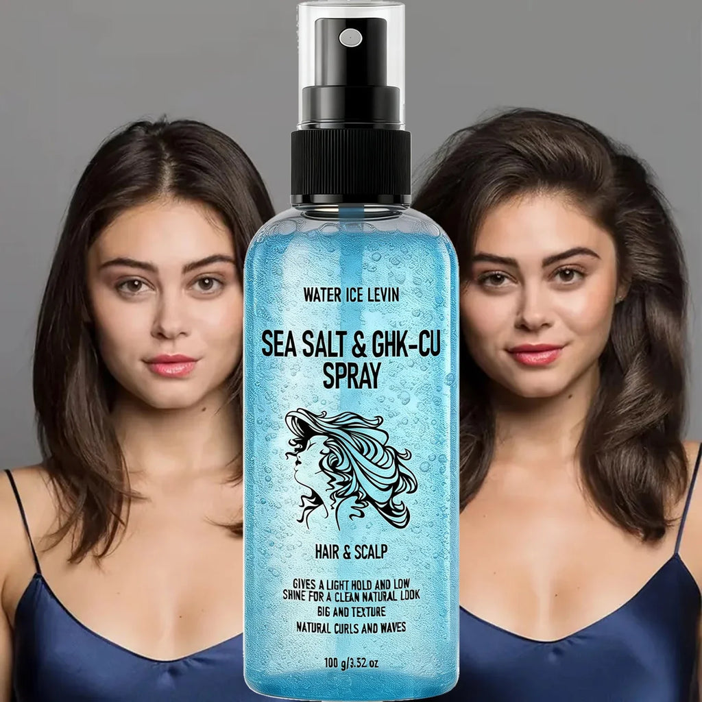 Biotin Keratin Sea Salt Hair Spray – GHK-Cu Curl Enhancer