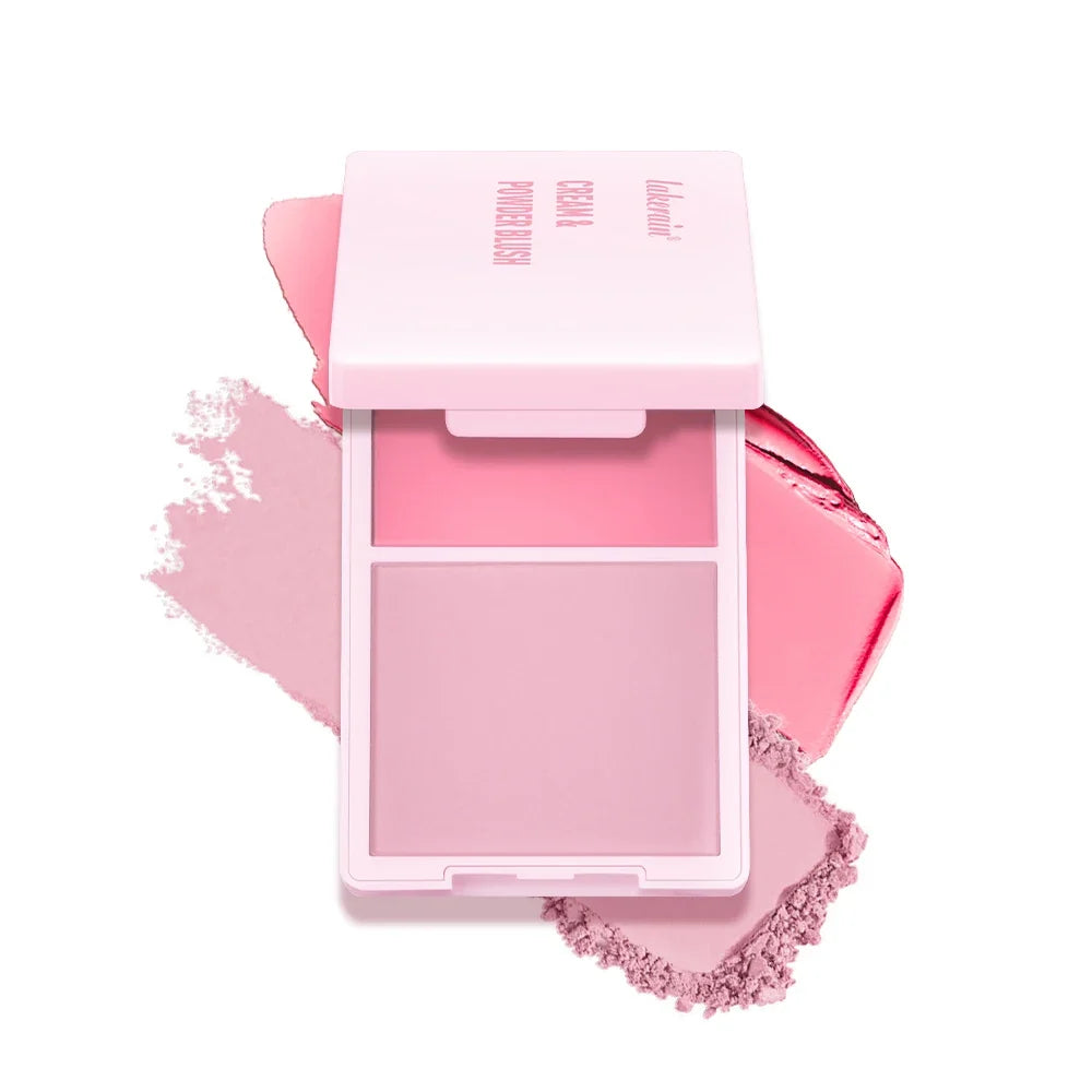Lakerain Cream & Powder Blush Duo – 5 Shades High Pigment