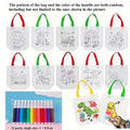 24-Pc DIY Graffiti Party Bags & Markers Set – 12 Bags + 12 Markers