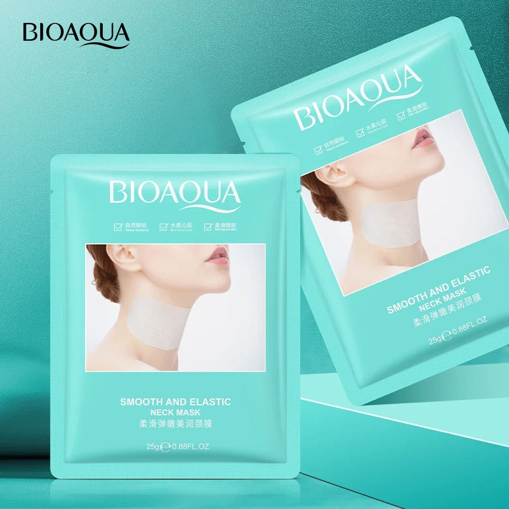 BIOAQUA Collagen Neck Mask 20pcs – Firming & Brightening
