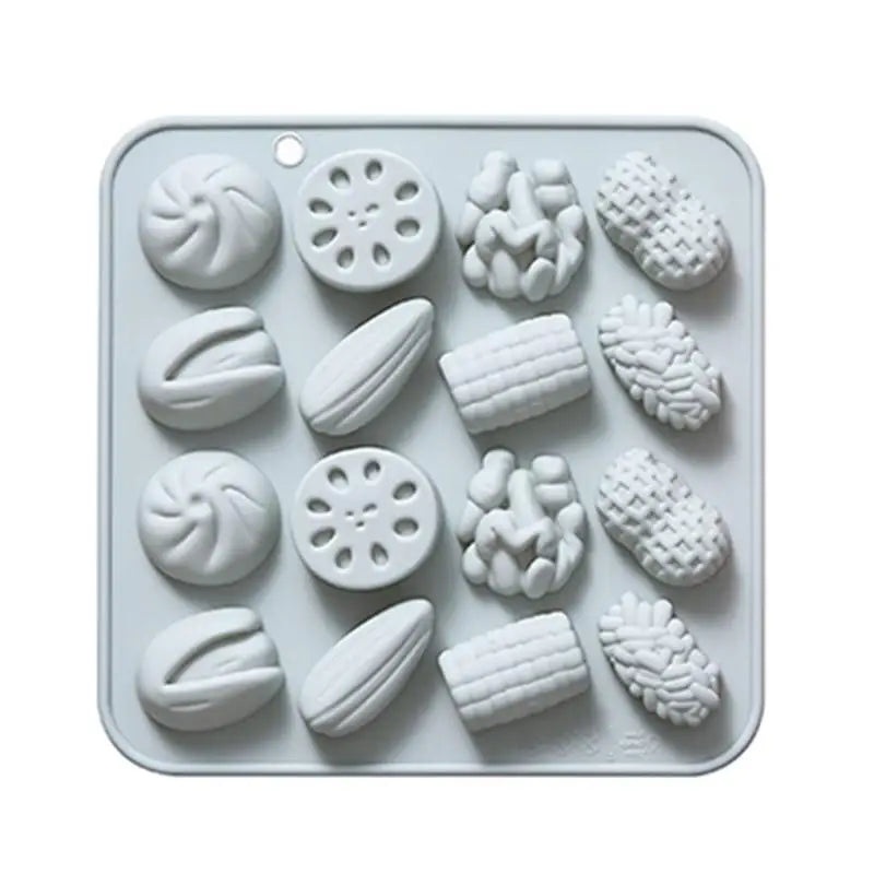 3D Nut-Shaped Silicone Mold for Chocolate, Candy & Baking