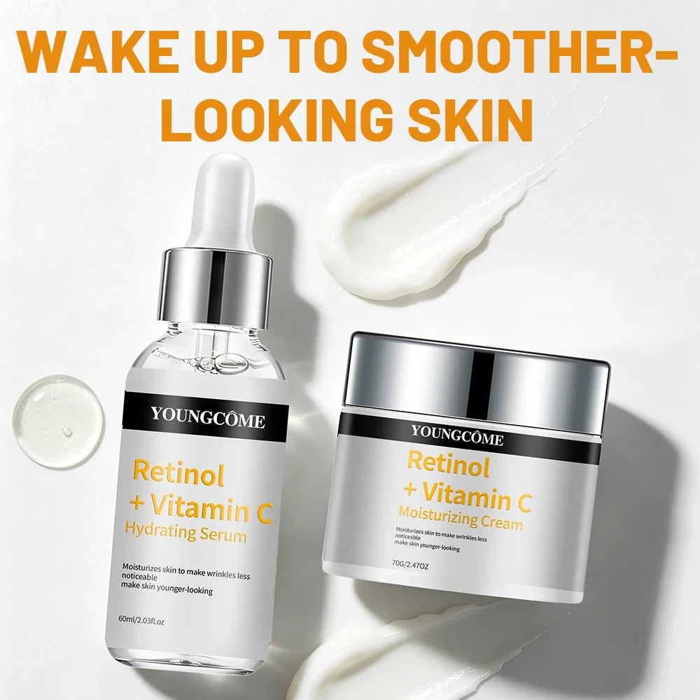 YOUNGCOME Retinol & Vitamin C Hydrating Face Serum Cream
