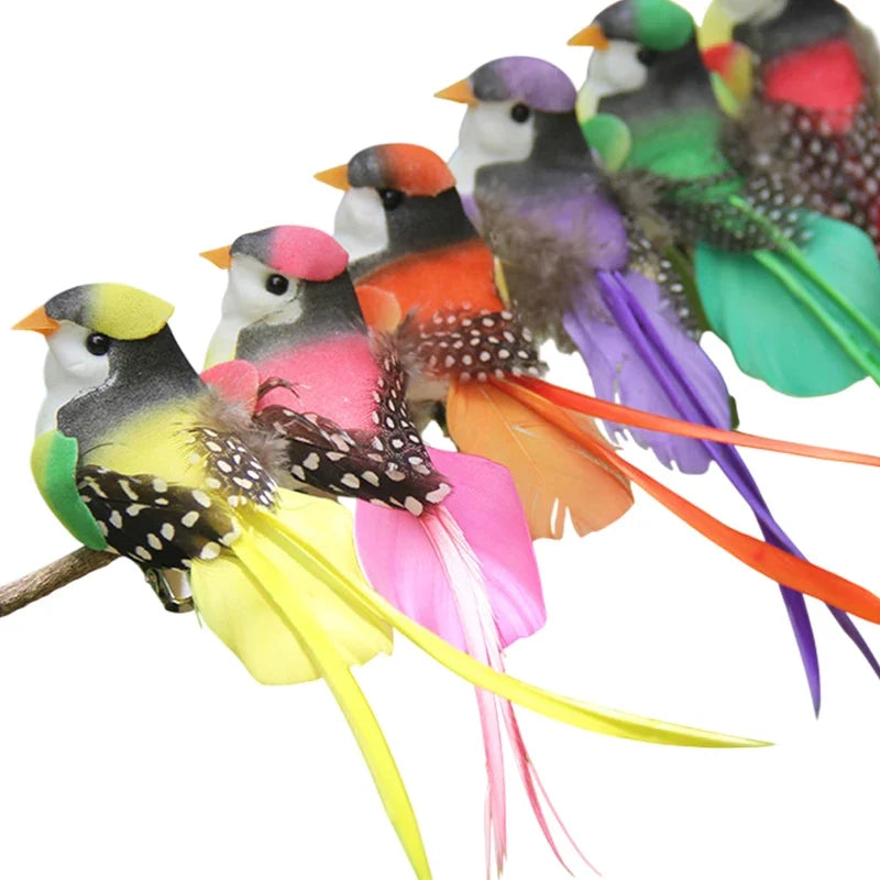 Swallow Tail Bird Clip – Handmade Artificial Bird Ornament