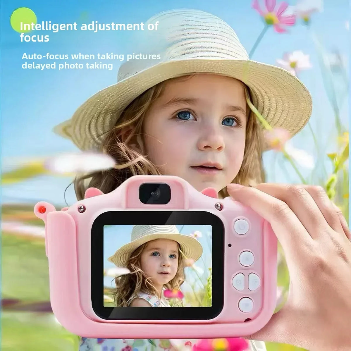 Kids Digital Camera HD Dual Lens 1080P Toy Gift Boys Girls