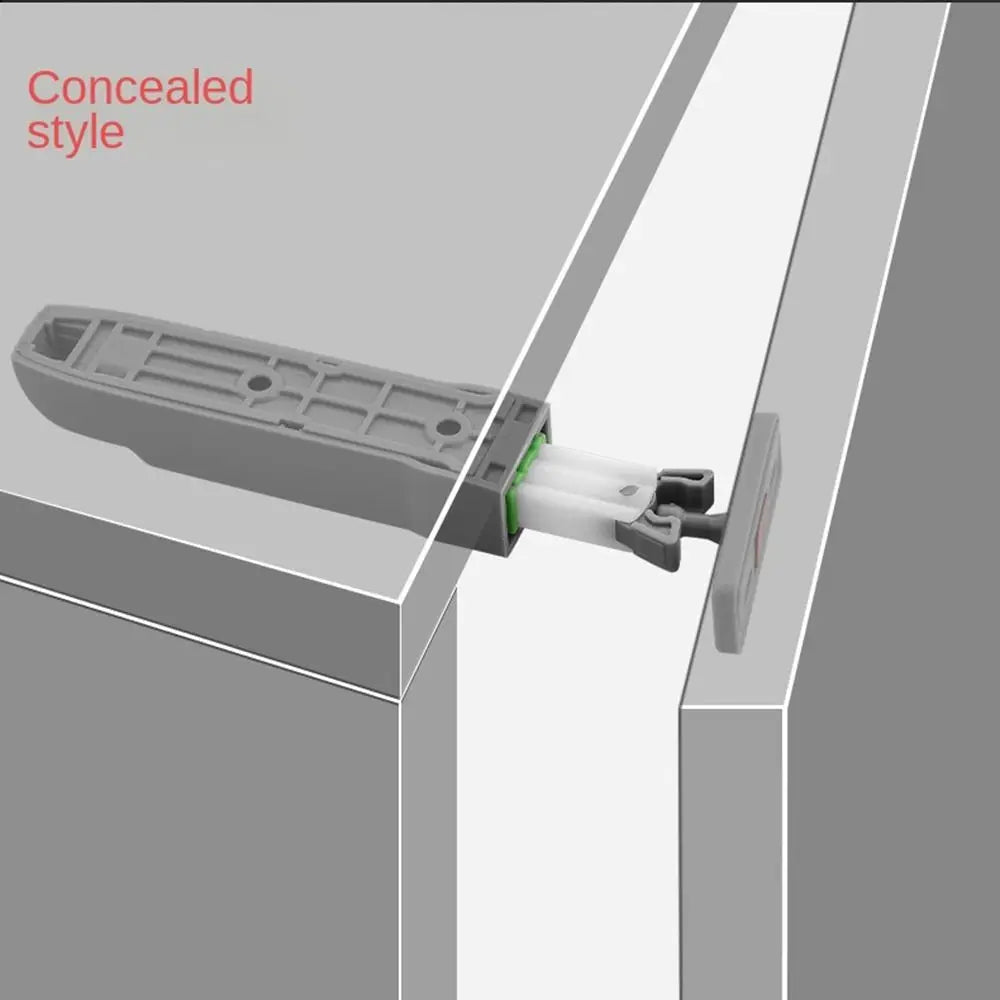 ABS Cabinet Catches Invisible Damper Buffer Door Lock Buckle Push
