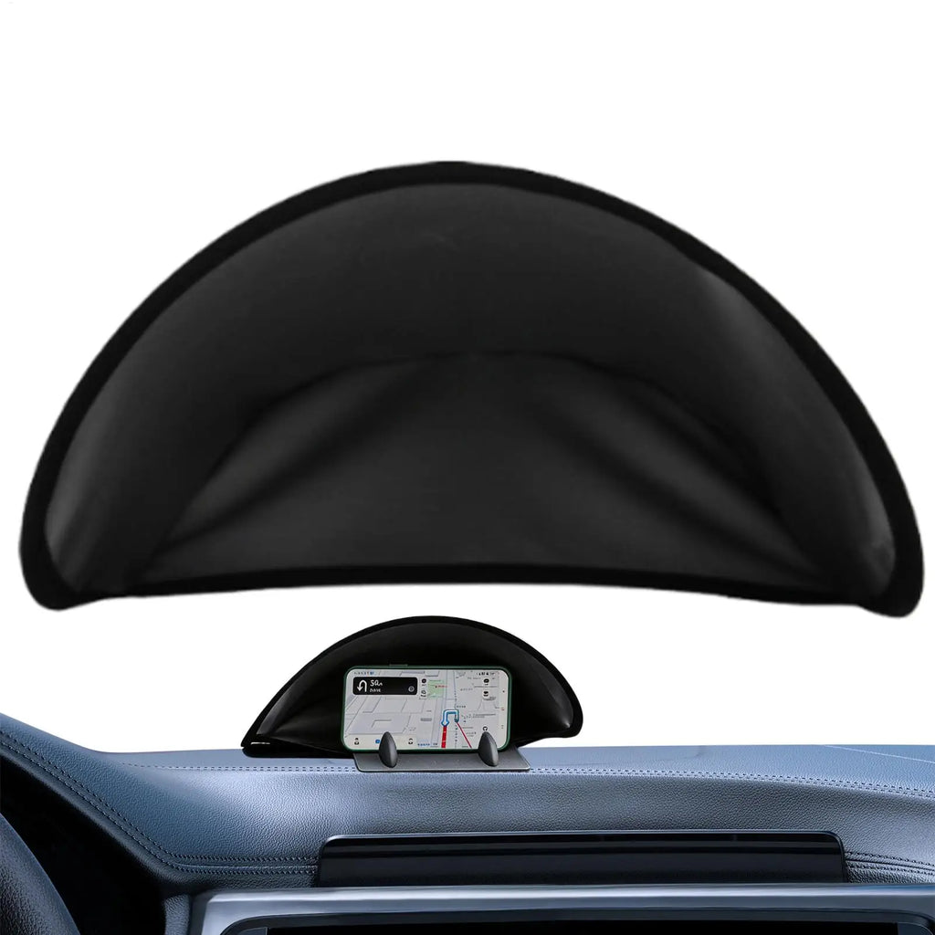 Foldable Car Phone Sun Shade | Anti-Glare Dashboard Cover