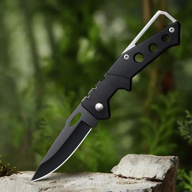 PLYS EDC Folding Pocket Knife – Carbon Steel Blade, All-Steel
