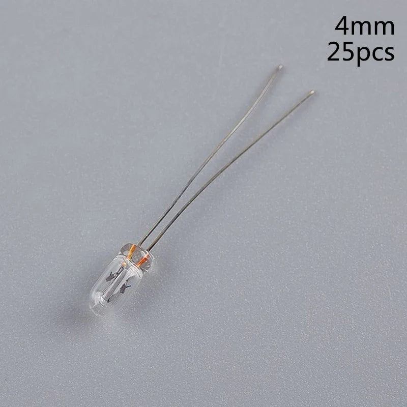 Clear 12V Mini Bulb Wheat Rice Bulbs Switch Button Indicator Tungsten