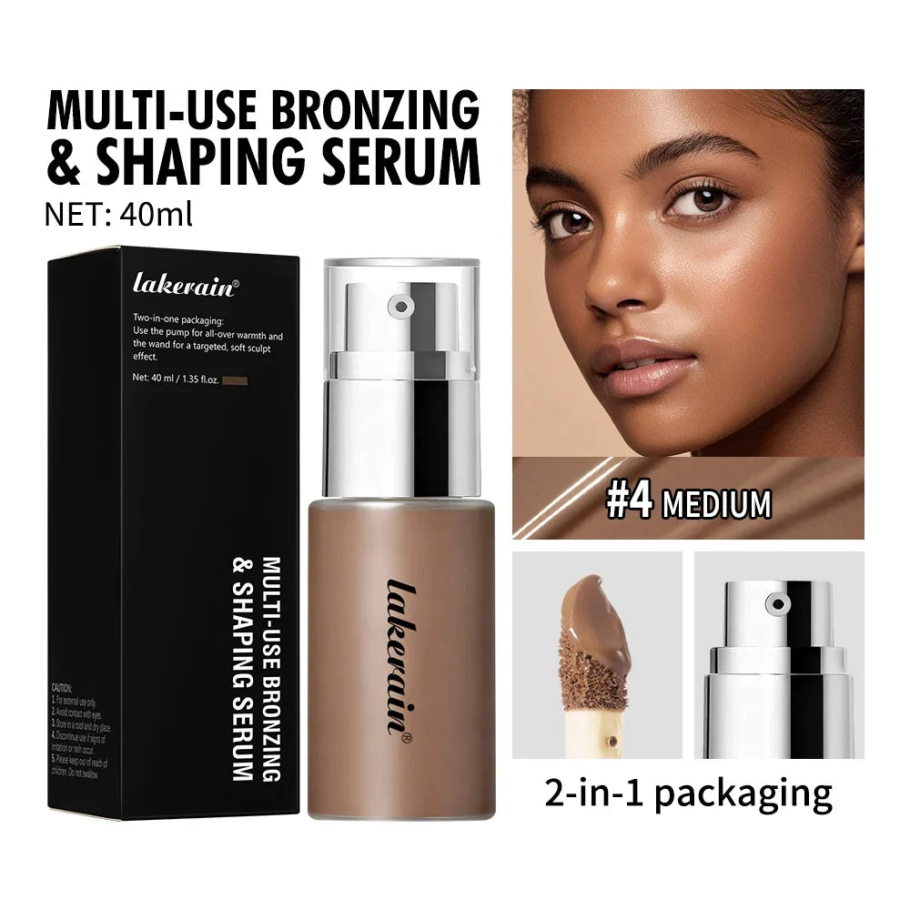 Bronzing Contouring Serum Foundation | Hydrating Concealer
