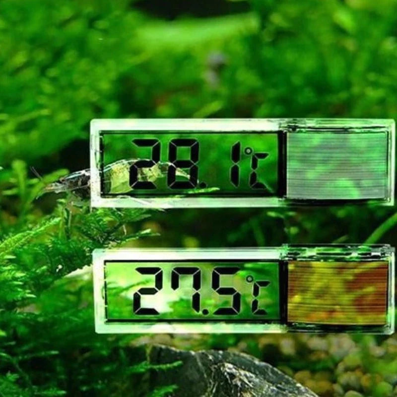 Aquarium Thermometer 3D Digital LED Electronic Fish Tank Temperature