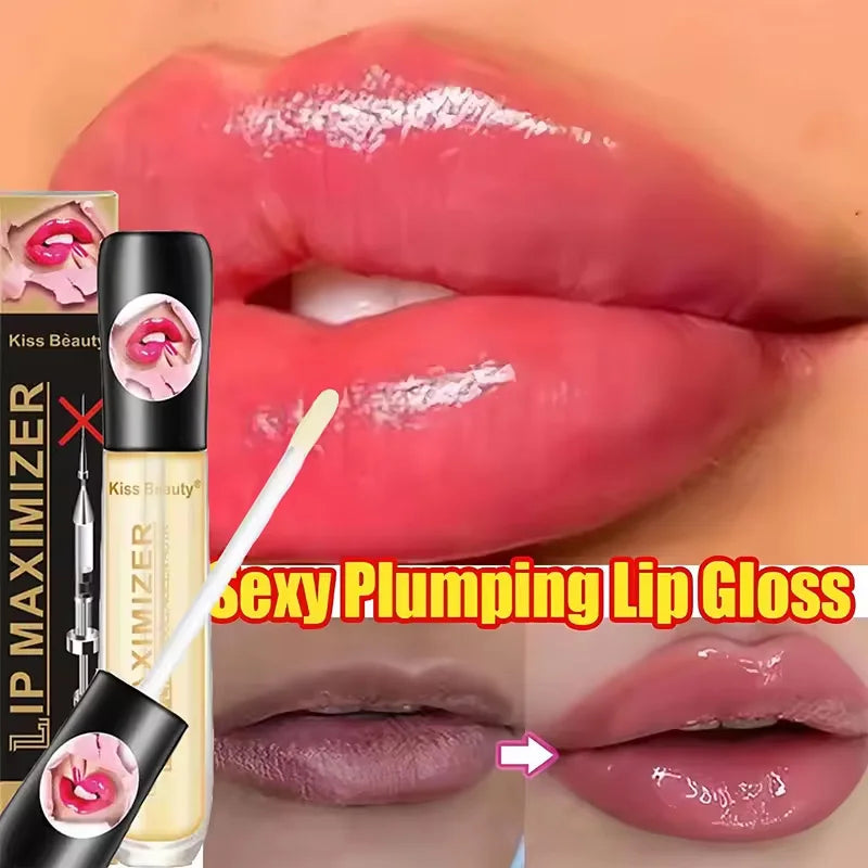 LGRAMER Lip Plumper Serum & Gloss – Moisturizing Lip Oil