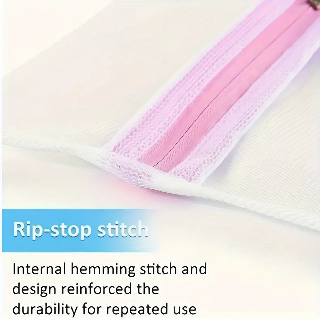 Lead-free Fine Mesh Laundry Bags Sturdy Zipper Delicates 3 Durable
