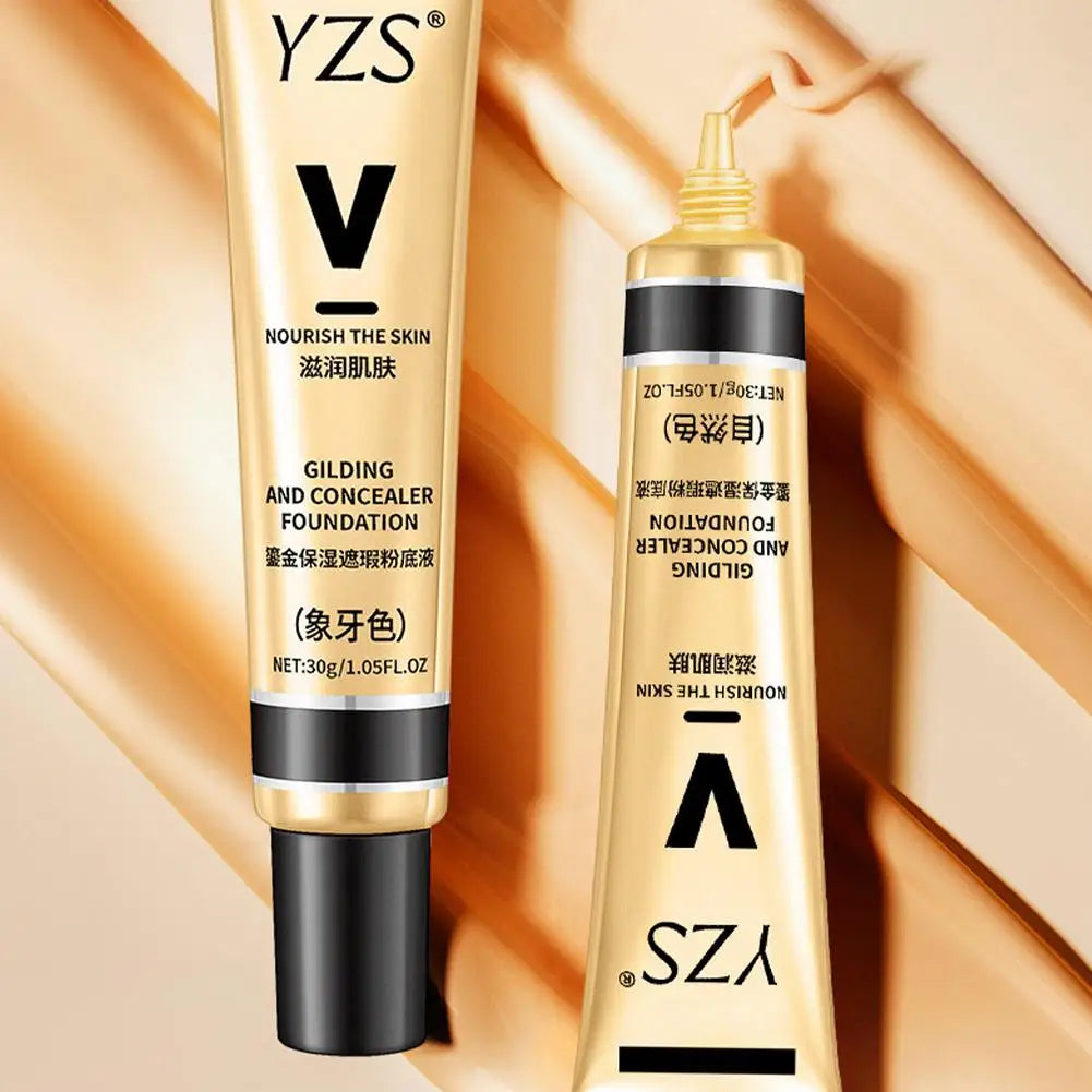 Waterproof Full Coverage Liquid Foundation Primer & Concealer