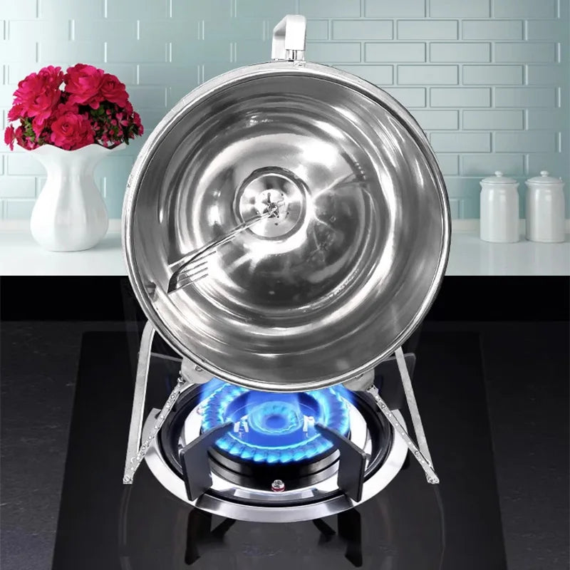 LZHZXY 7L Automatic Stir Fry Cooking Machine | Stainless Steel