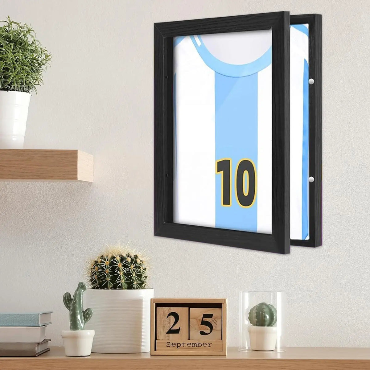 Sports Shirt Frame Display Case Frames Wall UV Protection Sportswear