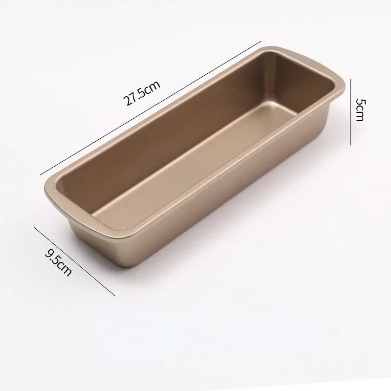 Non Stick Rectangular Pound Cake Bread Mold Baking Tray Commercial