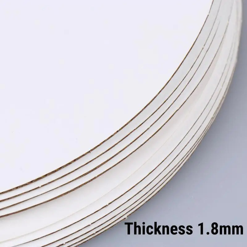 10-Pack Round Cake Boards 8/10/12 Inch | Corrugated Cardboard