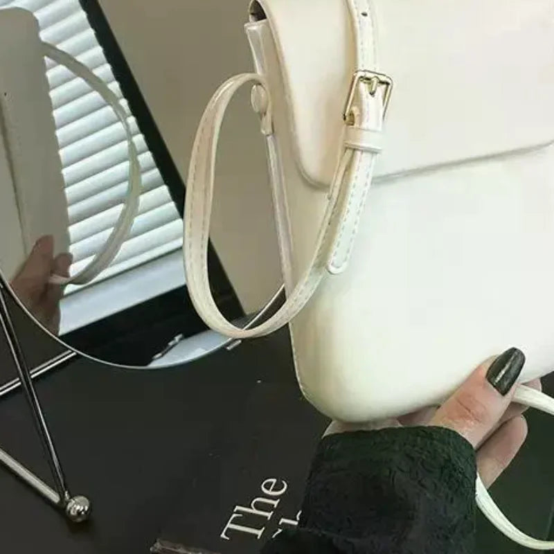 Women's Minimalist Crossbody Phone Bag | Small PU Shoulder Purse