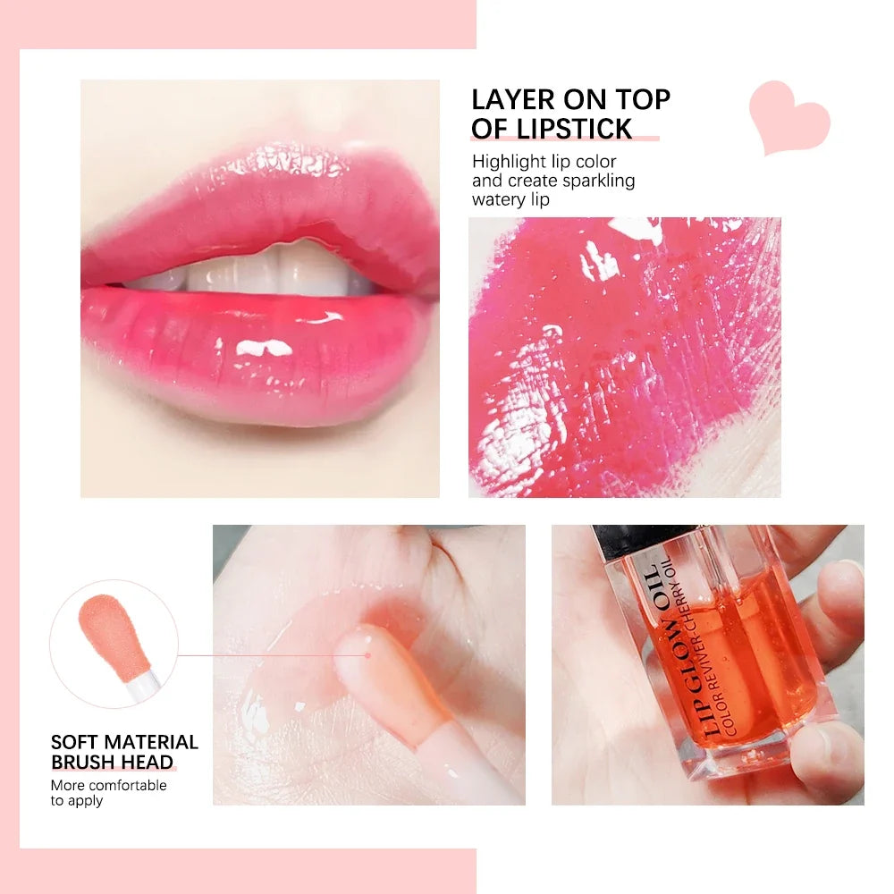 ibcccndc Lip Glow Oil – Tinted Hydrating Plumping Gloss 6ml