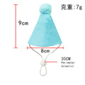 Pet Dog Cat Birthday Dress Bib Party Supplies Saliva Towel Felt Hat