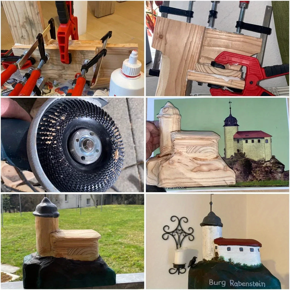 Wood Carving Disc Grinder Wheel Shaping Grinding Angle Grinders