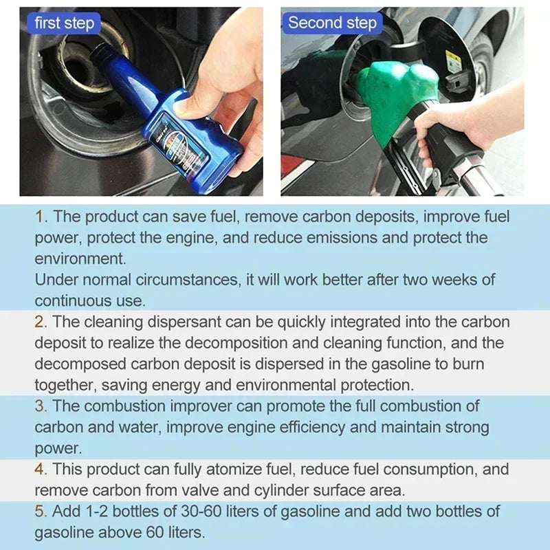 Catalytic Converter Cleaner System Car Truck Motorcycle Engine Boost