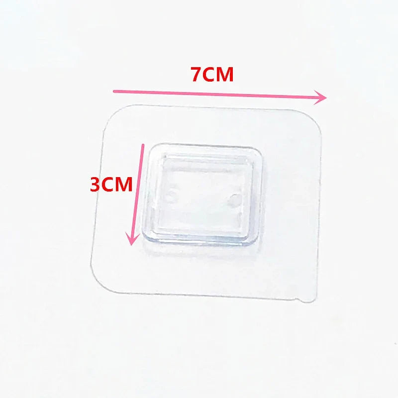 Transparent Adhesive Wall Hook – No-Drill Strong Sticky Hook