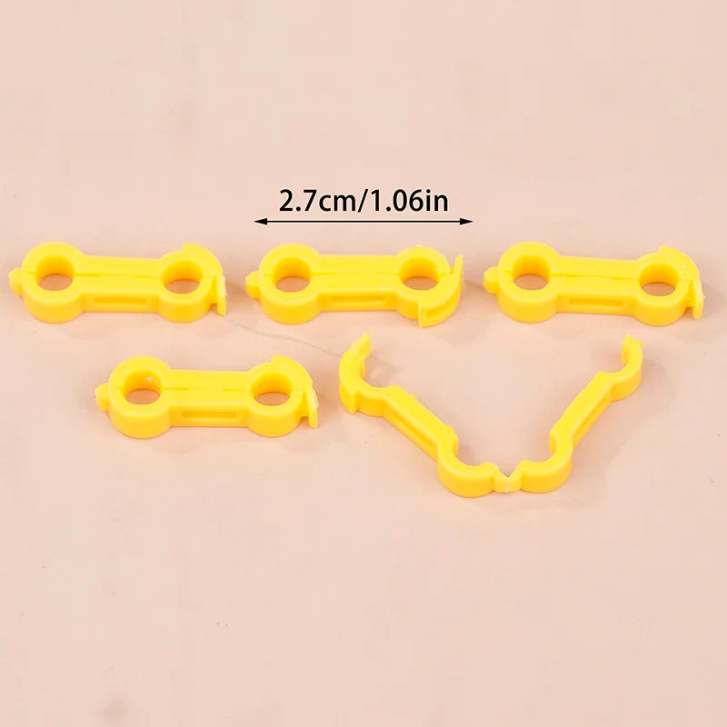 5-Pack Plastic Bird Leg Rings – 4/5/6mm for Parrots & Pigeons