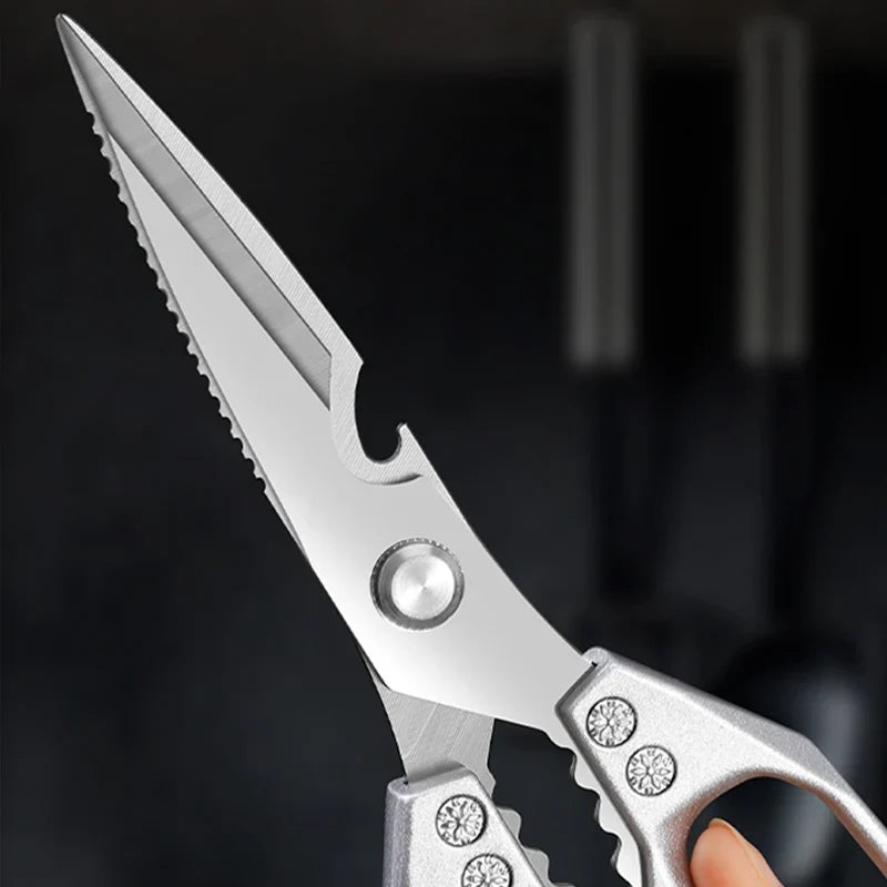 Stainless Steel Kitchen Scissors – Multi-Tool Chicken Shears
