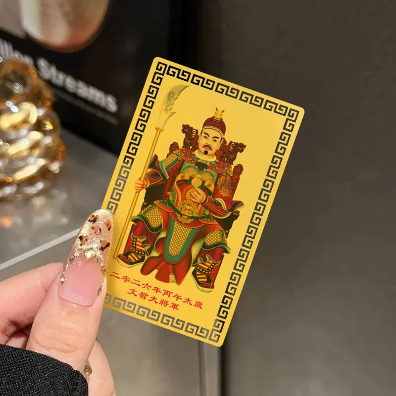 2026 Amulet Horse Year Tai Sui Feng Shui Card Exorcism Protection