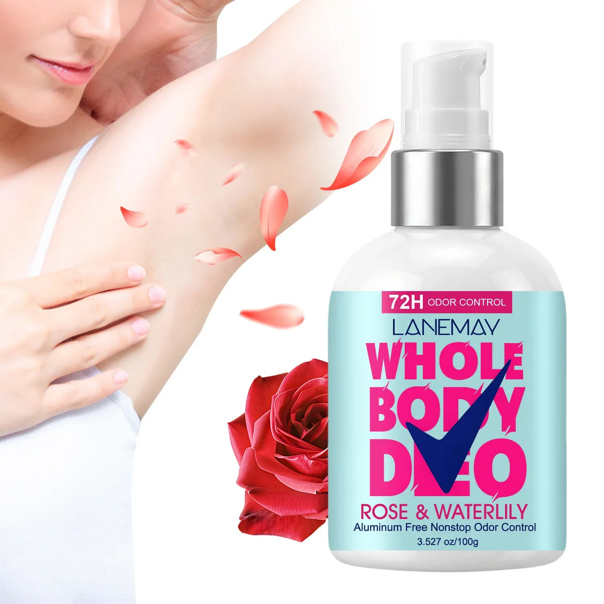 72H Aluminum-Free Whole Body Deodorant Spray – Unisex